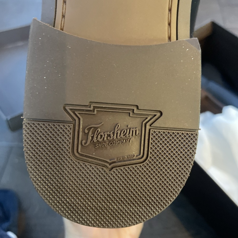 Florsheim Men Boots Rucci Plain Toe Black Size 7m - Picture 8 of 8